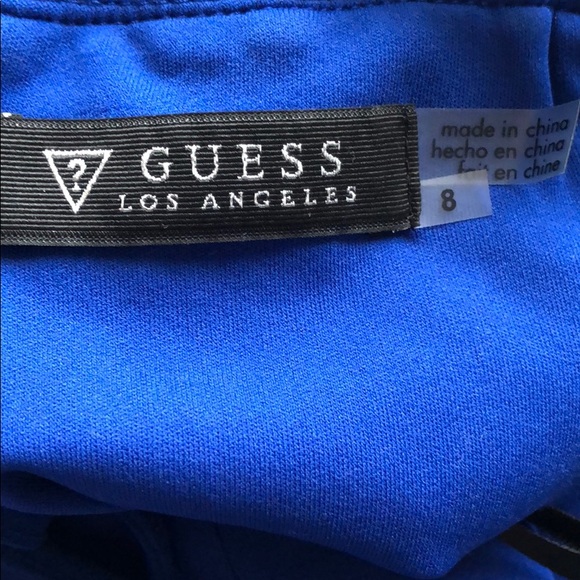 GUESS Royal Blue Bodycon Dress - Picture 4 of 8